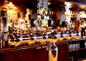 Burgundy Lion Pub Bar