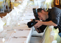 Photographer taking point of interest photos