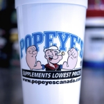 Popeye's Supplements Cup