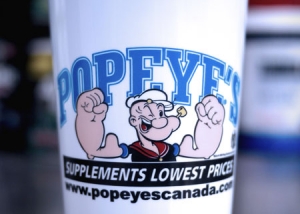 Popeye's Supplements Cup